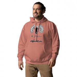 unisex premium hoodie dusty rose left front 