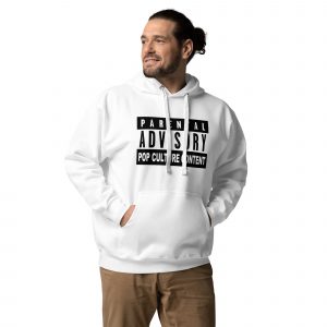 unisex premium hoodie white front