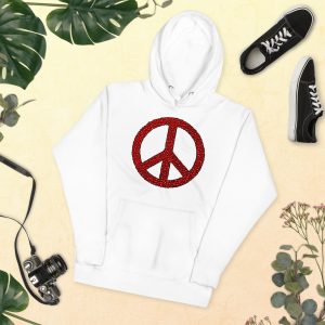 unisex premium hoodie white front