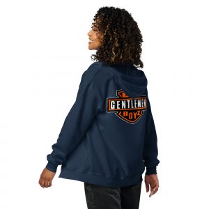 unisex heavy blend zip hoodie navy back 