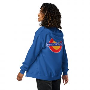 unisex heavy blend zip hoodie royal back