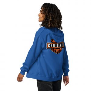 unisex heavy blend zip hoodie royal back