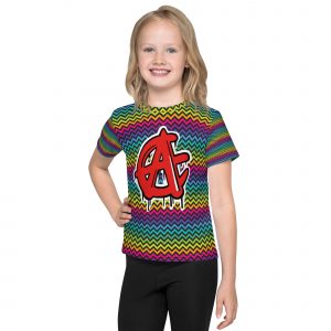 kids crew neck t shirt – zig zag psycofun