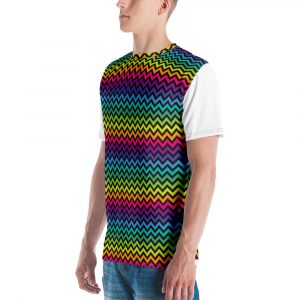 men's t shirt – zig zag psycofun blend