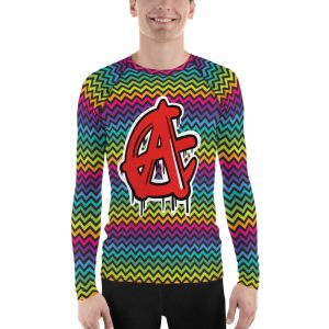 men's rash guard – zig zag psycofun