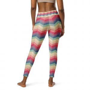 yoga leggings zig zag sunshine