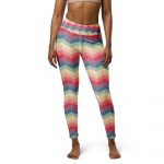 yoga leggings zig zag sunshine