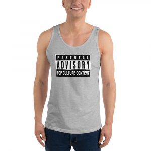 men's tank top pop culture ad