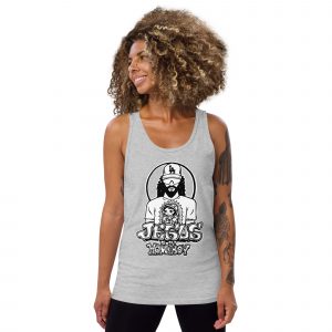 men's tank top chamane's jesus