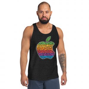 men's tank top all you need is apple