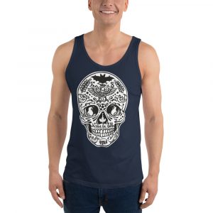 men's tank top nissa skull