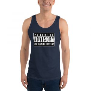 men's tank top pop culture ad