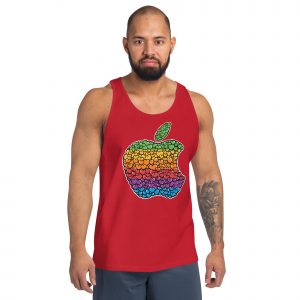 men's tank top all you need is apple