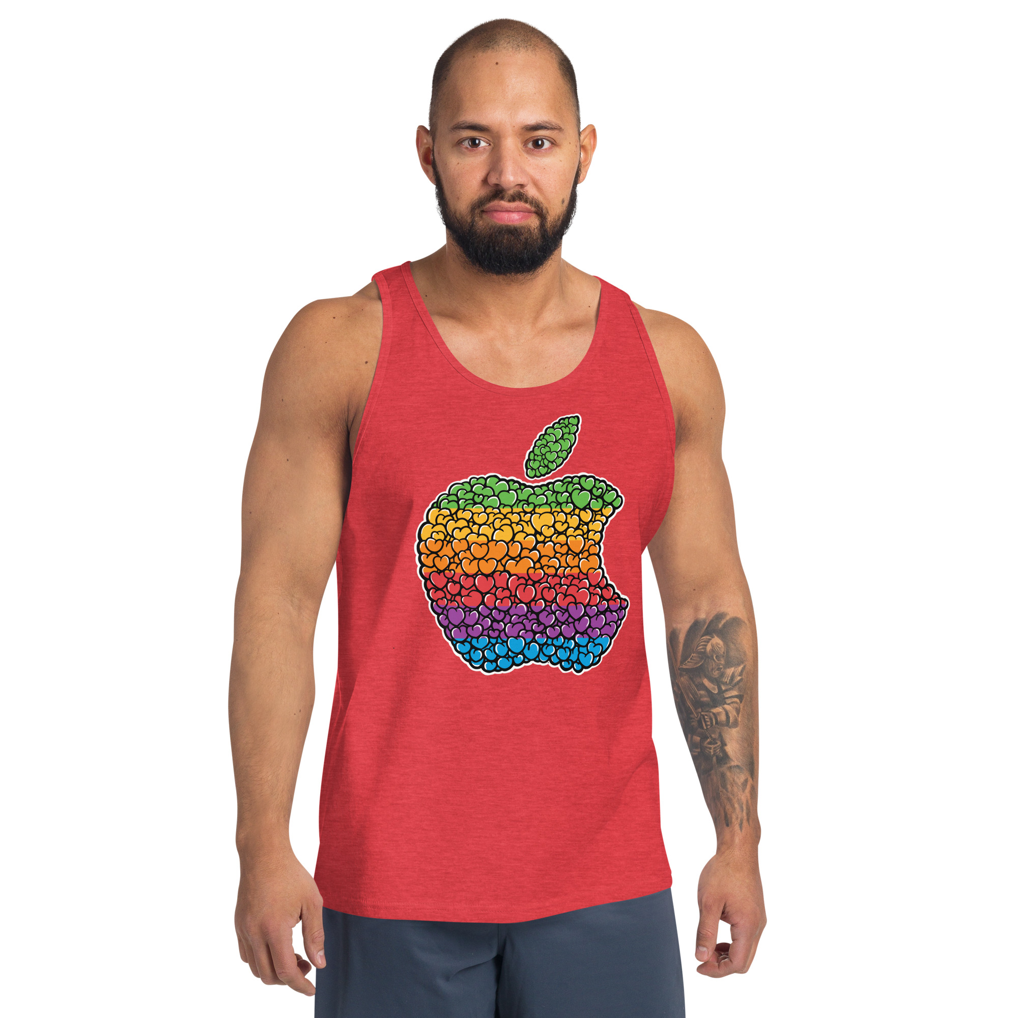 men's tank top all you need is apple