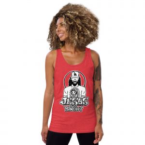 men's tank top chamane's jesus