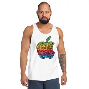 men's tank top all you need is apple