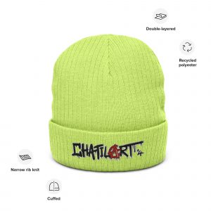 ribbed knit beanie chatilart