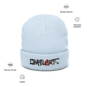 ribbed knit beanie chatilart