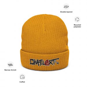 ribbed knit beanie chatilart