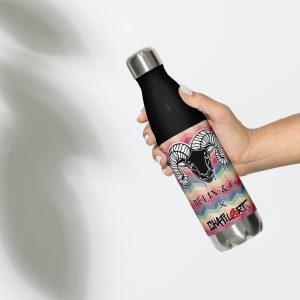 stainless steel water bottle zig zag sunshine