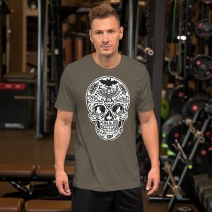 unisex t shirt nissa skull basic