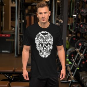 unisex t shirt nissa skull basic