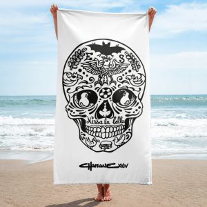 towel nissa skull