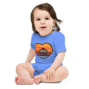 baby short sleeve one piece huttington pier