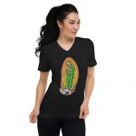 unisex short sleeve v neck t shirt guadalupe