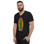 unisex short sleeve v neck t shirt guadalupe