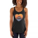 women's racerback tank huttington pier