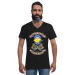 unisex short sleeve v neck t shirt menton tattoo expo