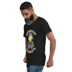 unisex short sleeve v neck t shirt menton tattoo expo