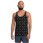 unisex tank top chamane's black polygram