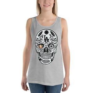 men's tank top la skull