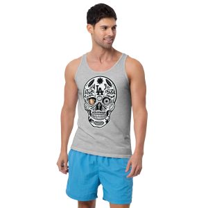 men's tank top la skull