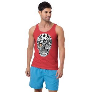 men's tank top la skull