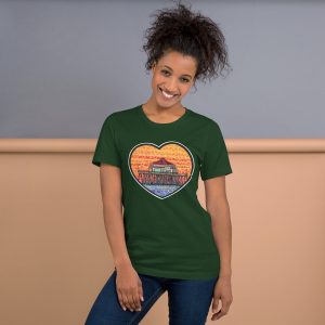 unisex t shirt huttington pier