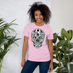 unisex t shirt la skull (pastel)