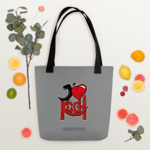 tote bag j'm kech grey