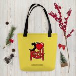 tote bag j'm kech yellow