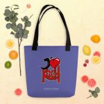 tote bag j'm kech purple