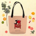 tote bag j'm kech nude