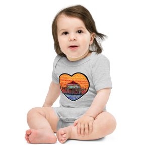 baby short sleeve one piece huttington pier