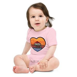 baby short sleeve one piece huttington pier