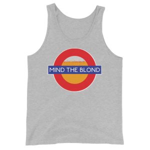 men's tank top mind the blond