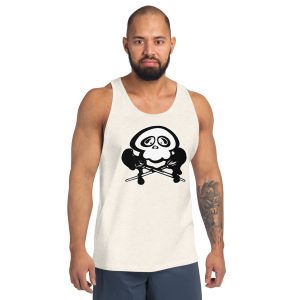 men's tank top chamane's skull