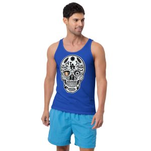 men's tank top la skull