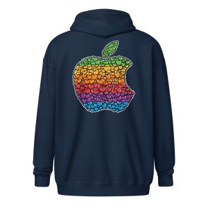 unisex heavy blend zip hoodie all you need is apple