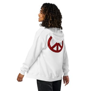 unisex heavy blend zip hoodie all you need is peace